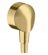 Подключение для душевого шланга Hansgrohe Fixfit E 27454990 (золото)  (27454990)