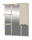 Зеркальный шкаф Misty Орхидея - 85 со светом бежевый правый П-Жас02085-031СвП  (П-Жас02085-031СвП)