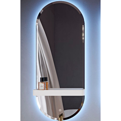 Зеркало в ванную Cezares 45 45095 с подсветкой с сенсорным выключателем округлое