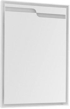 Зеркало Aquanet Модена 65 белый подвесное прямоугольное (00198488)
