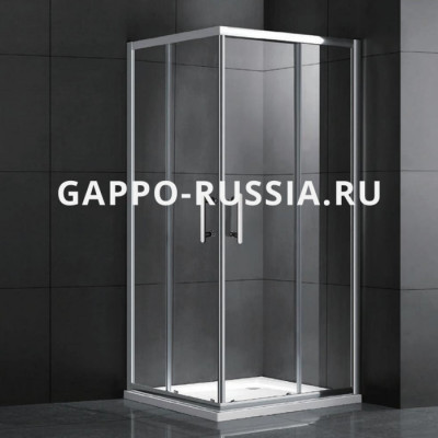 Душевой угол Gappo универсальный хром/стекло (G207.2.9080) 90x80x190 см