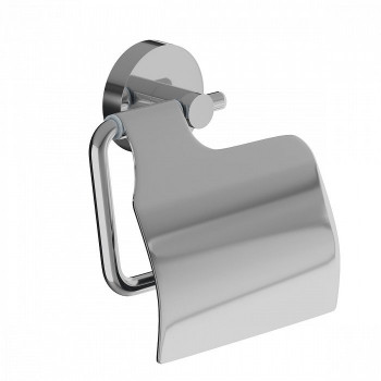 Держатель для туалетной бумаги с крышкой IDDIS Sena сплав металлов (SENSSC0i43), классический дизайн