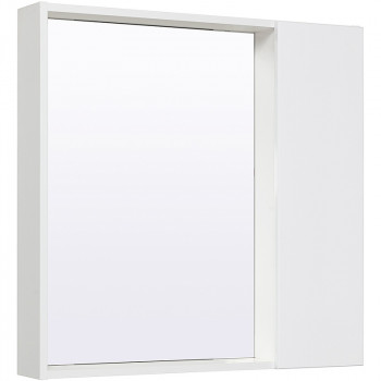 Зеркало со шкафчиком Runo Манхэттен 75 00-00001045 белое