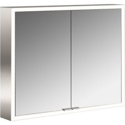 Зеркальный шкаф в ванную Emco Asis prime 80 9497 060 62 с подсветкой серебро