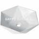 Раковина керамическая Gappo накладная белая (GT502) 54x54x14,5 см  (GT502)