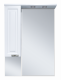 Зеркальный шкаф Misty Терра - 70 белый левый П-Тер02070-011Л  (П-Тер02070-011Л)