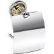 Держатель для туалетной бумаги Bemeta Retro Gold and Сhrom 144212018 с крышкой золото хром  (144212018)