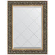 Зеркало настенное Evoform ExclusiveG 91х69 BY 4121 с гравировкой в багетной раме Вензель серебряный 101 мм  (BY 4121)