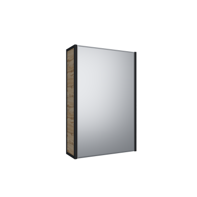 Зеркальный шкафчик для ванной 1Marka GRUNGE LOFT 60П 1д дуб вотан (Ц0000007992)