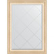 Зеркало настенное Evoform ExclusiveG 102х75 BY 4183 с гравировкой в багетной раме Старый гипс 82 мм  (BY 4183)