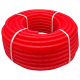 Труба гофрированная РОСТерм ПНД d25 мм, красная, (100) (426984)  (426984)