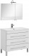 Комплект мебели для ванной Aquanet Верона NEW 90 белый (напольный 3 ящика) напольная (00230316)  (00230316)