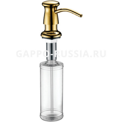 Дозатор жидкого мыла Gappo золото (G403-6)