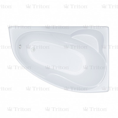 Ванна акриловая Triton Николь (левая) асимметричная 160х100 см