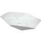 Раковина керамическая Gappo накладная белая (GT504) 63,5x41x13,5 см  (GT504)