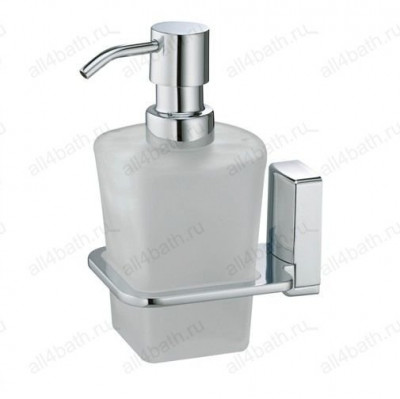 WasserKRAFT Leine К-5099 дозатор для жидкого мыла настенный, матовое стекло/хром