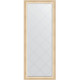 Зеркало напольное Evoform ExclusiveG Floor 200х80 BY 6310 с гравировкой в багетной раме Старый гипс 82 мм  (BY 6310)