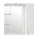 Зеркало-шкаф для ванной Style Line Эко Фьюжн Панда 80/С белый (ЛС-00000080)  (ЛС-00000080)