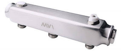 Коллектор из нержавеющей стали MVI, м\ц 100мм, 1 1/4"x1/2", 2 выхода ML.402.07