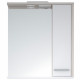 Зеркало со шкафом Corozo Лорена 75 SD-00000297 с подсветкой Лайн белое прямоугольное  (SD-00000297)