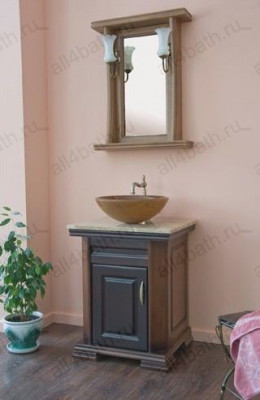 Аллигатор-мебель Classic 60A (цвет 92) комплект мебели для ванной из массива дерева