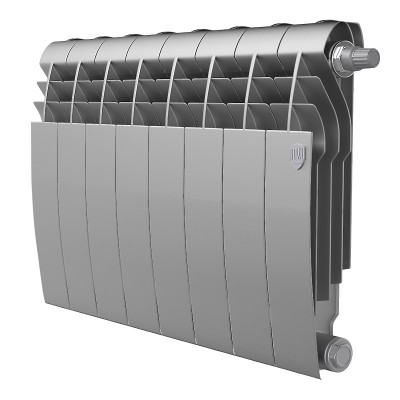 Радиатор Royal Thermo BiLiner 350 /Silver Satin VDR - 8 секций (RTBSSVDR35008)