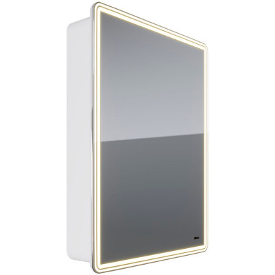 Зеркальный шкаф в ванную Lemark Element 60 LM60ZS-E с подсветкой белый