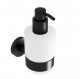 REMER Guest GS13NO Дозатор для жидкого мыла подвесной (белый | черный матовый)  (GS13NO)