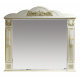Зеркало для ванной Misty Барокко 120 бежевое патина 120х109 (Л-Бар02120-033)  (Л-Бар02120-033)