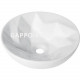 Раковина керамическая Gappo накладная круглая белая (GT307) 40,5x40,5x12,5 см (СНЯТ с пр-ва)  (GT307)
