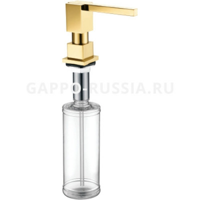 Дозатор жидкого мыла Gappo золото (G404-6)