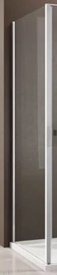 Боковая стенка душевого ограждения Allen Brau Priority 80х200 см, стекло прозрачное, профиль серебро браш (3.31014.BA)