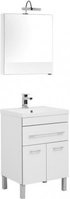 Комплект мебели для ванной Aquanet Верона NEW 58 белый (напольный 1 ящик 2 дверцы) напольная (00230308)