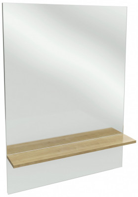 Высокое зеркало с меламиновой полочкой 79 см, Jacob Delafon STRUKTURA (EB1213-N18)