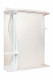 Зеркальный шкафчик Onika Лилия 55 белый, правый, с подсветкой (205519)  (205519)