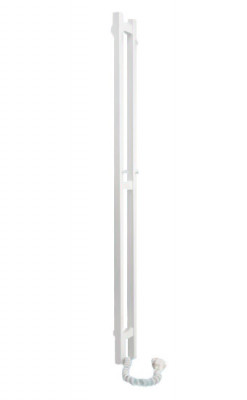 Электрический полотенцесушитель Aquanerzh вертикаль белый 63 Вт 1200x80 (10-60-03-12080)