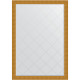 Зеркало настенное Evoform ExclusiveG 186х131 BY 4495 с гравировкой в багетной раме Чеканка золотая 90 мм  (BY 4495)