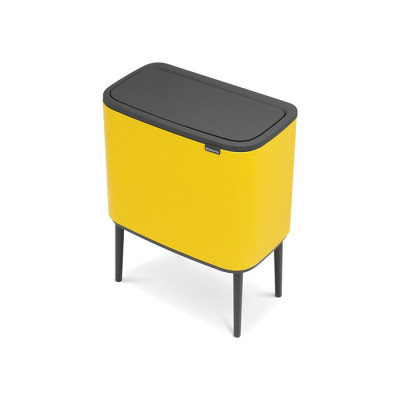 Brabantia Touch Bin Bo 315763 мусорный бак 36 л, желтая маргаритка