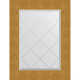 Зеркало настенное Evoform ExclusiveG 74х56 BY 4022 с гравировкой в багетной раме Чеканка золотая 90 мм  (BY 4022)