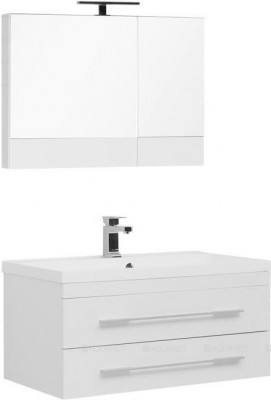 Комплект мебели для ванной Aquanet Нота 90 белый камерино (00287702)