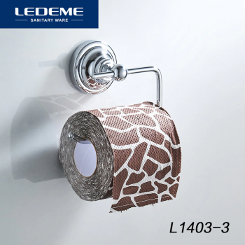 Держатель туалетной бумаги Ledeme L1403-3 14 латунь хром