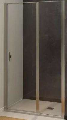 Душевая дверь Allen Brau Priority 120х200 см, стекло прозрачное, профиль серебро браш (3.31008.BA)