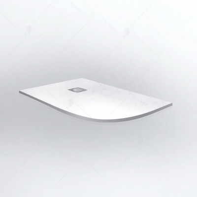 Душевой поддон RGW ST/AL-W Stone Tray асимметричный 900x1200 белый глубина 12мм (16154129-01L)