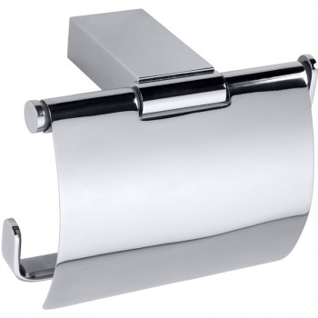 Держатель для туалетной бумаги Bemeta Via 135012012 с крышкой хром