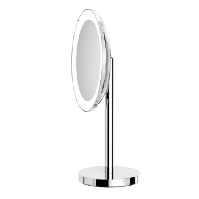 Косметическое зеркало настольное Langberger 70585 с подсветкой хром 200x130x340 мм