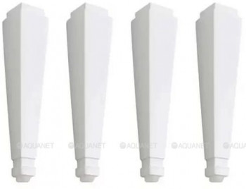 Ножки для мебели Aquanet Бостон М, 4 шт. белый (00203978)