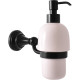 Дозатор для жидкого мыла Rav Slezak Morava MKA0303CMAT черный настенный  (MKA0303CMAT)