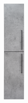 Пенал для ванной Brevita Rock - 35 подвесной левый (бетон светло-серый) ROCK-05035-48-2Л