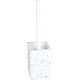 Туалетный ершик Fixsen Blanco FX-201-5 белый напольный  (FX-201-5)
