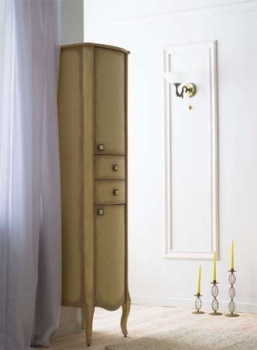 Аллигатор-мебель Royal Комфорт А(М) (цвет 1015) пенал для ванной, МДФ